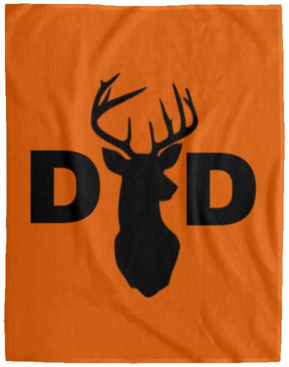 Dad Deer Dad hat VPL Cozy Plush Fleece Blanket - 60x80