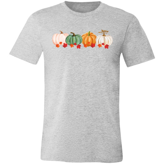 Pumpkins in a Row 3001C Unisex Jersey Short-Sleeve T-Shirt