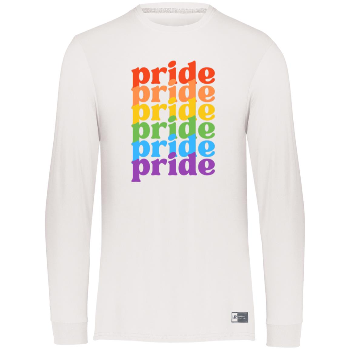 Pride, Pride, Pride -- Essential Dri-Power Long Sleeve Tee CLOSEOUT