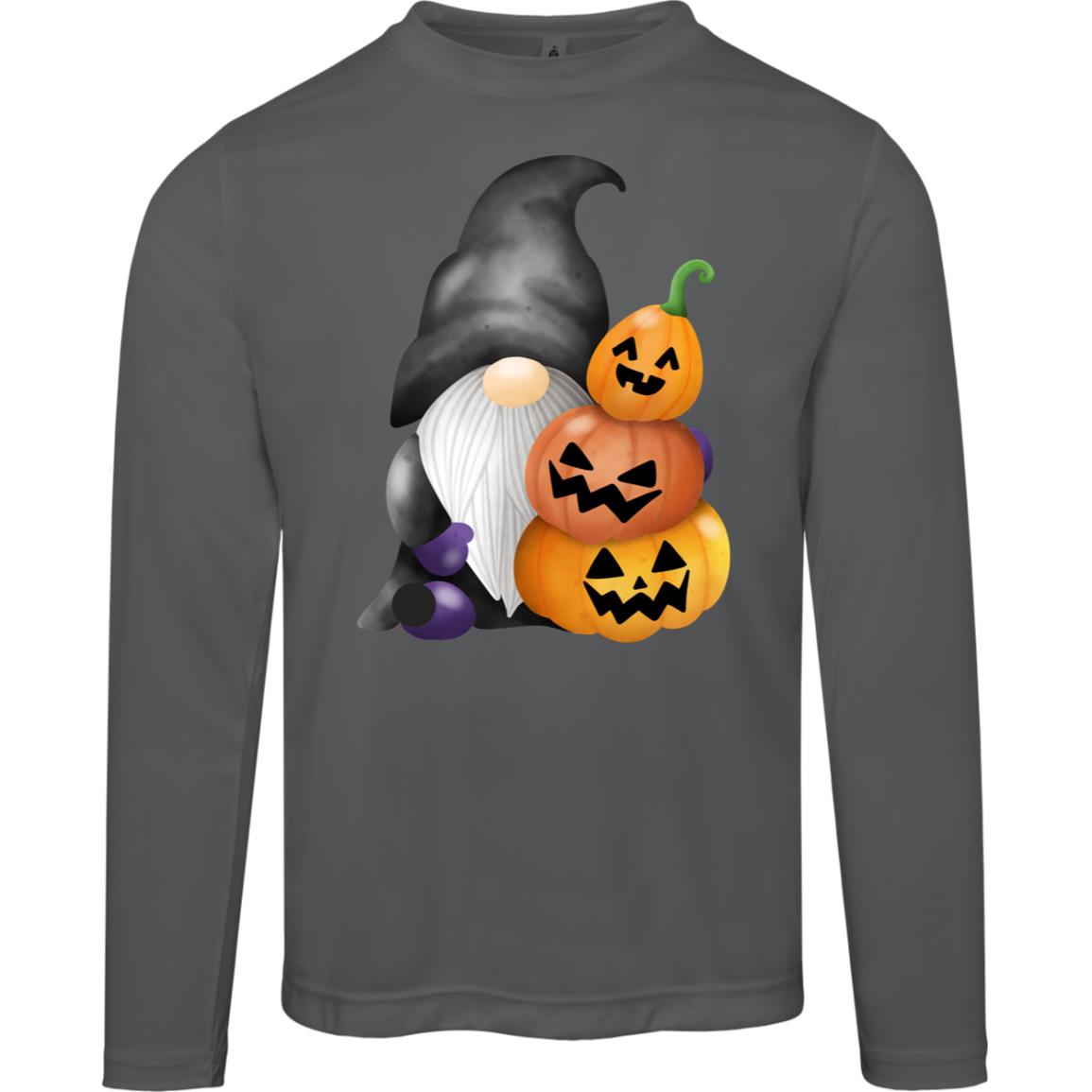 Gnome wJack o' Lanterns TT11L Team 365 Mens Zone Long Sleeve Tee