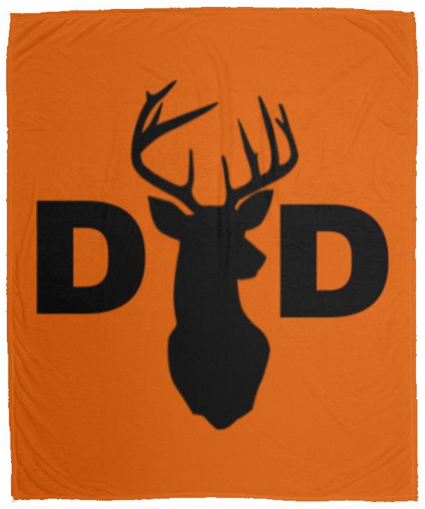 Dad Deer Dad hat VPM Cozy Plush Fleece Blanket - 50x60