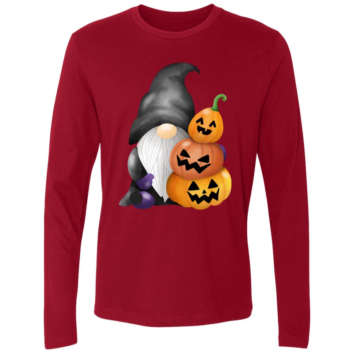 Gnome wJack o' Lanterns NL3601 Men's Premium LS