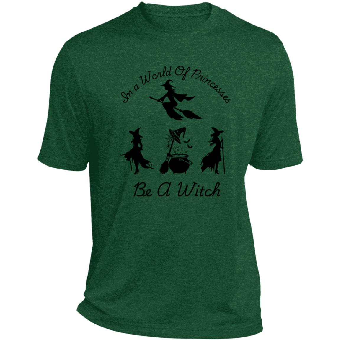 Be a Witch CLOSEOUT -- Heather Performance Tee