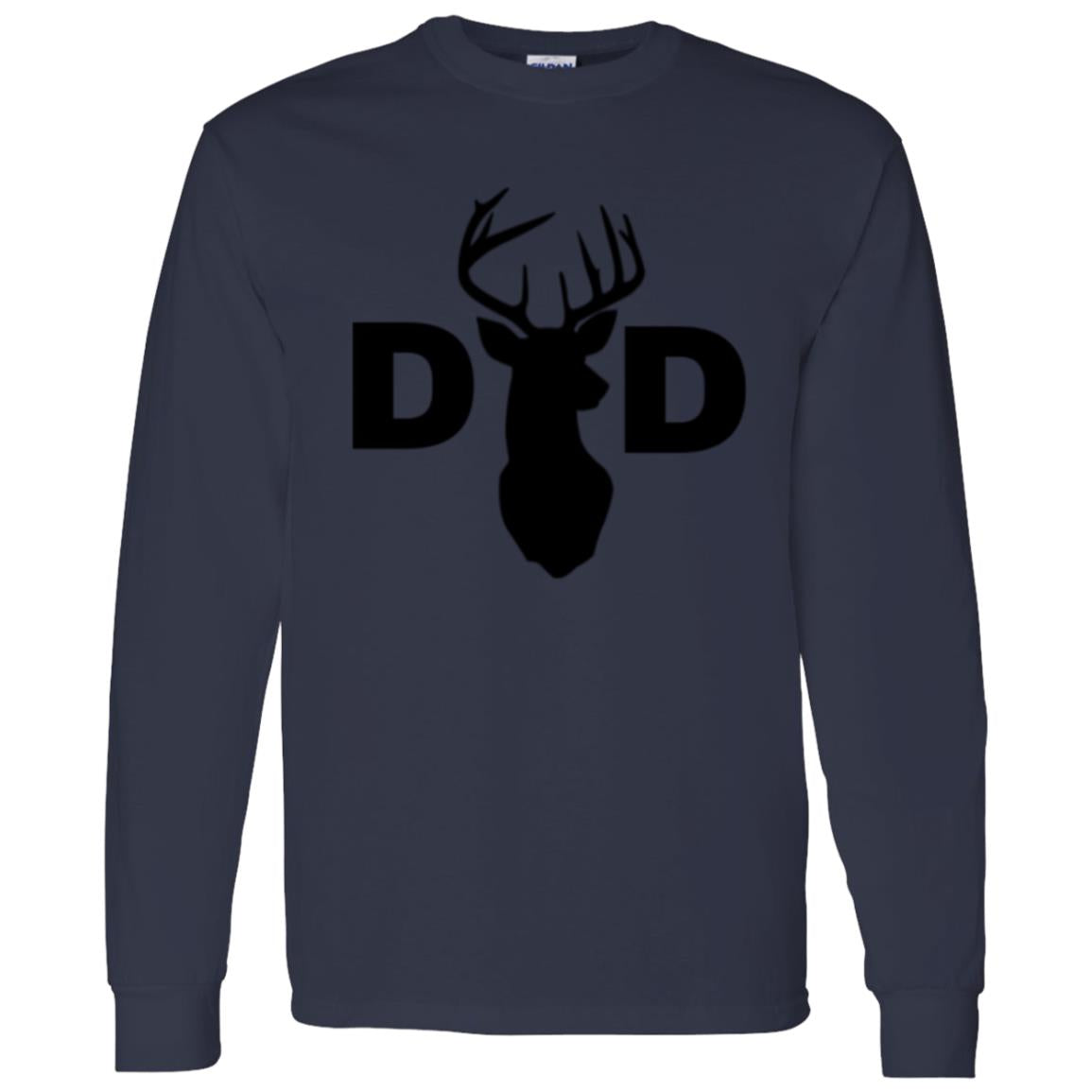 Dad Deer Dad -- LS T-Shirt 5.3 oz.