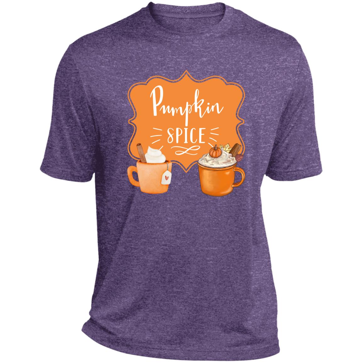 Pumpkin Spice Latte Orange CLOSEOUT -- Heather Performance Tee