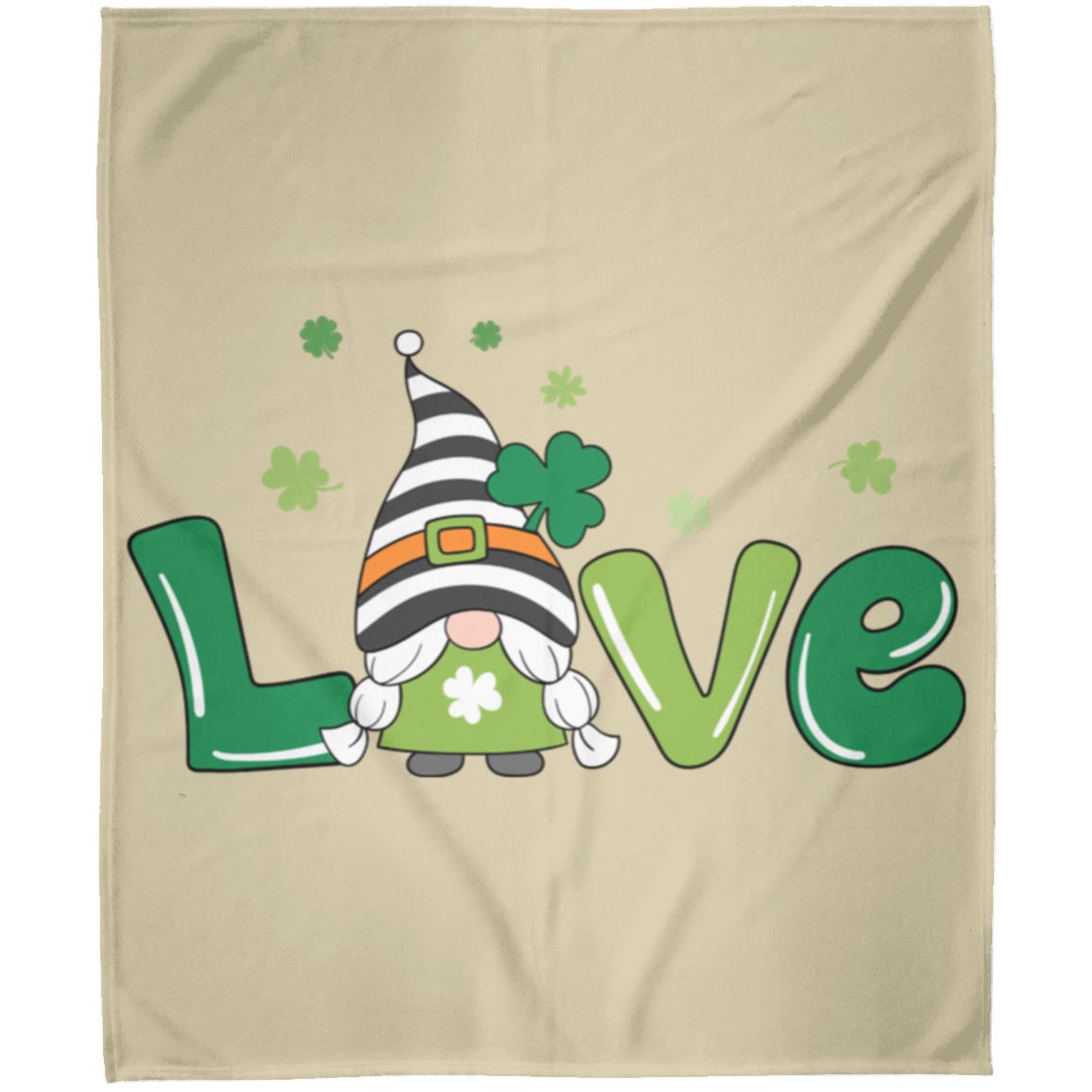 clover love gnome FLM Arctic Fleece Blanket 50x60