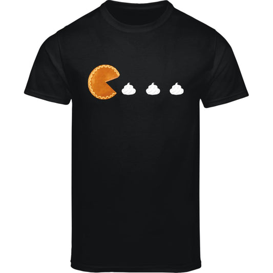 Pumpkin Pac Man -- Champion Adult Short Sleeve Tee