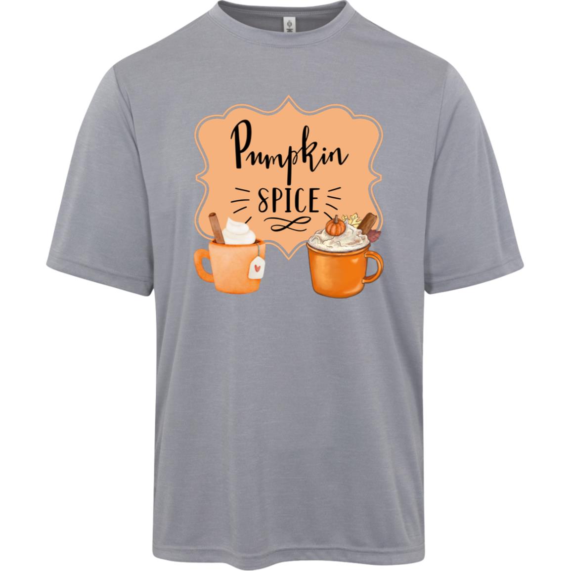 Pumpkin Spice Latte Orangetan Black --  Mens Sonic Heather Tee