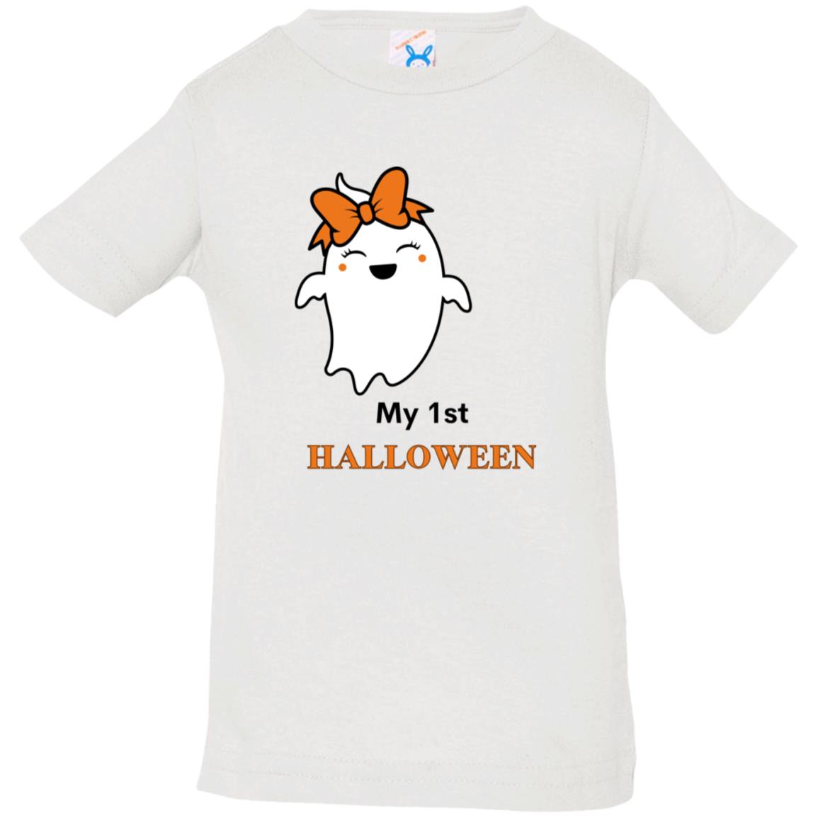 My 1st Halloween Cute Ghost -- Infant Jersey T-Shirt