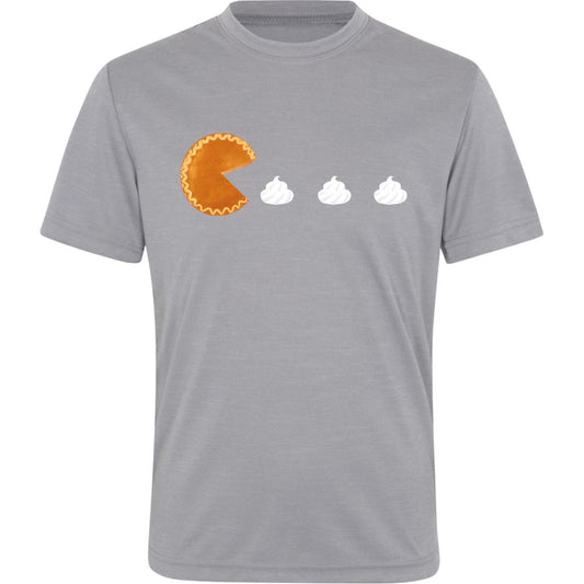 Pumpkin Pac Man --  Kids Sonic Heather Tee