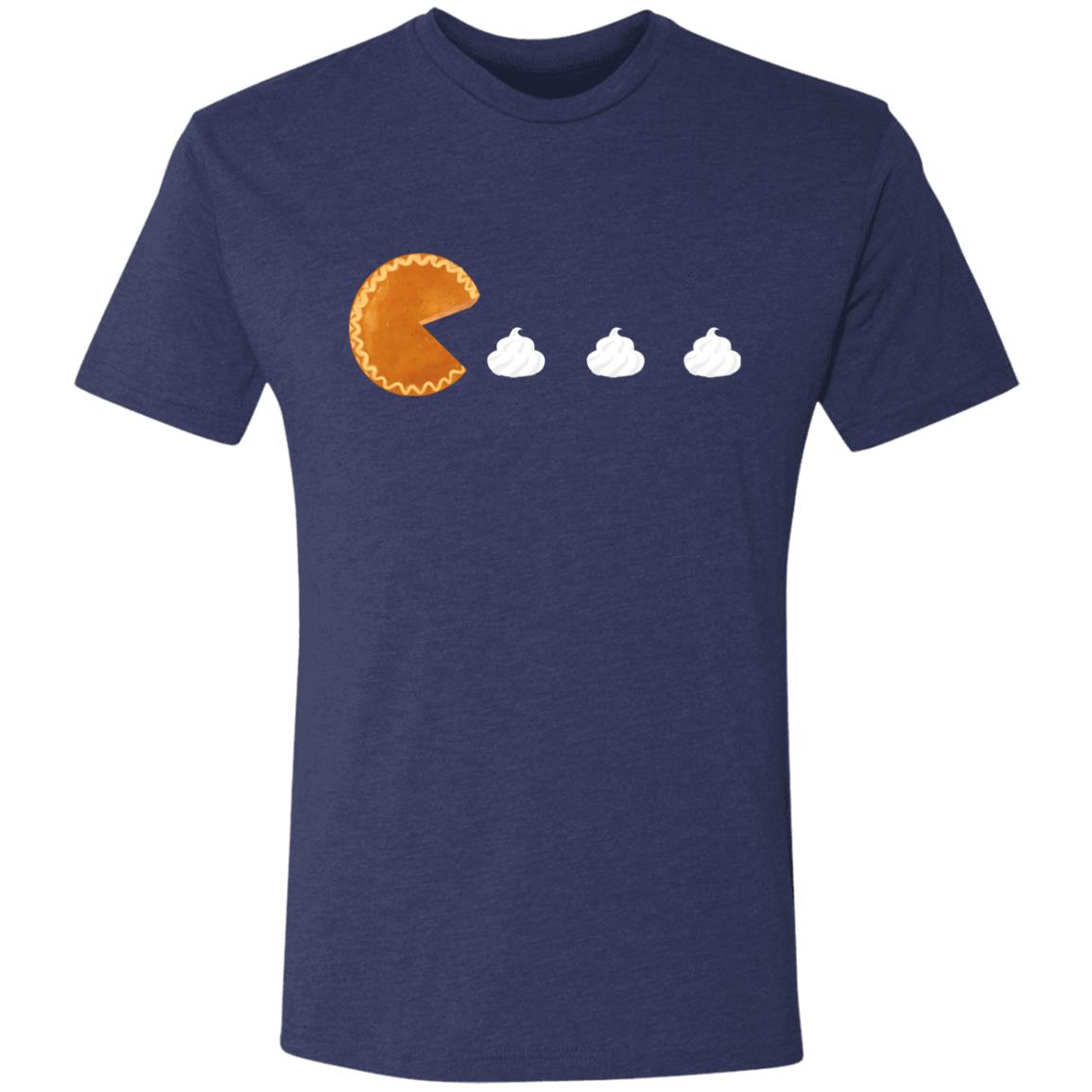 Pumpkin Pac Man -- Men's Triblend T-Shirt