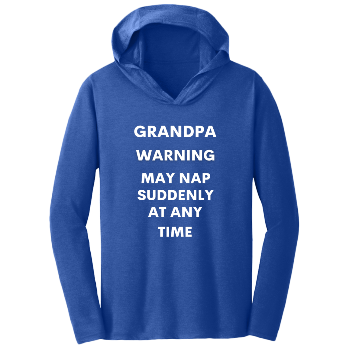 Grandpa Naps -- Triblend T-Shirt Hoodie