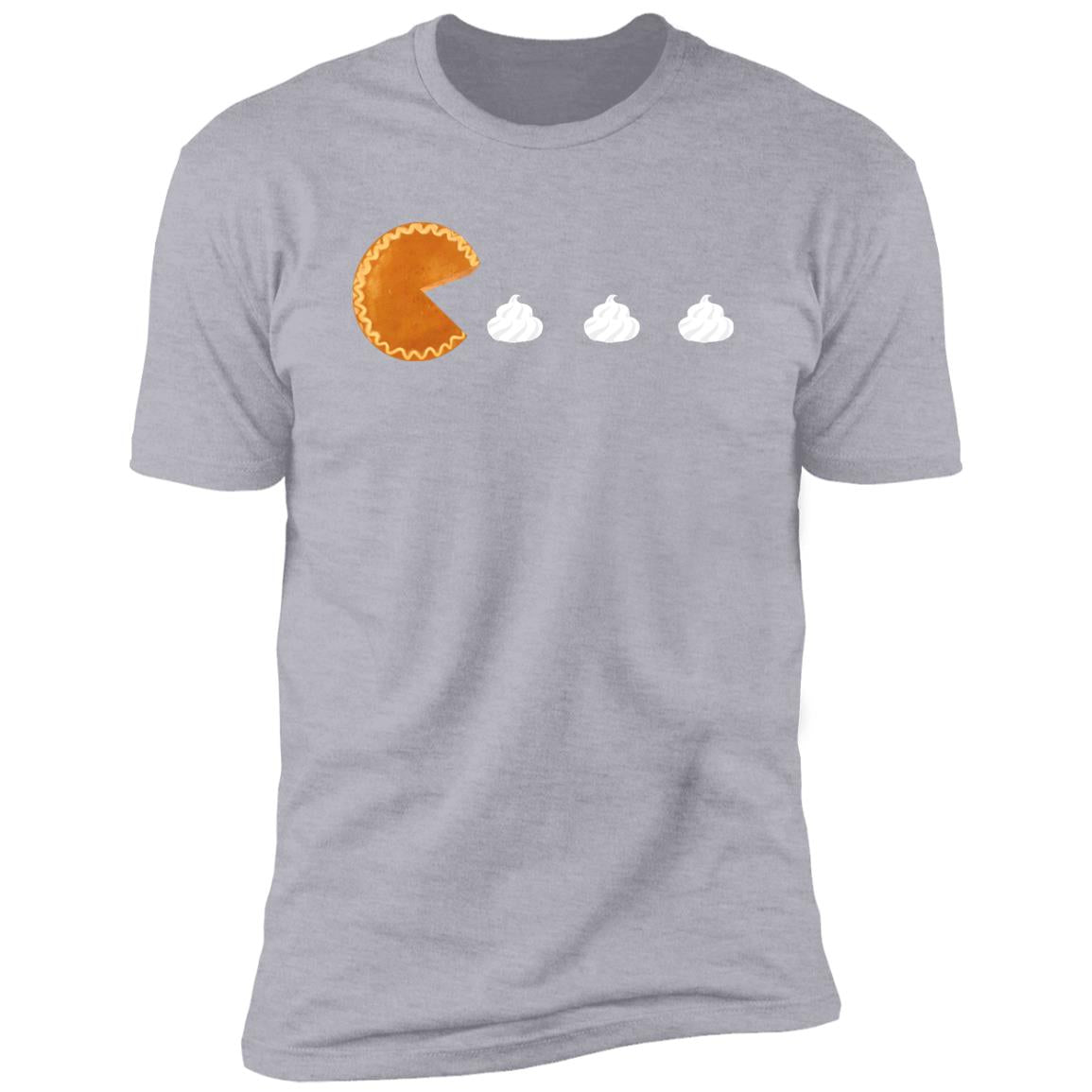 Pumpkin Pac Man -- Premium Short Sleeve T-Shirt