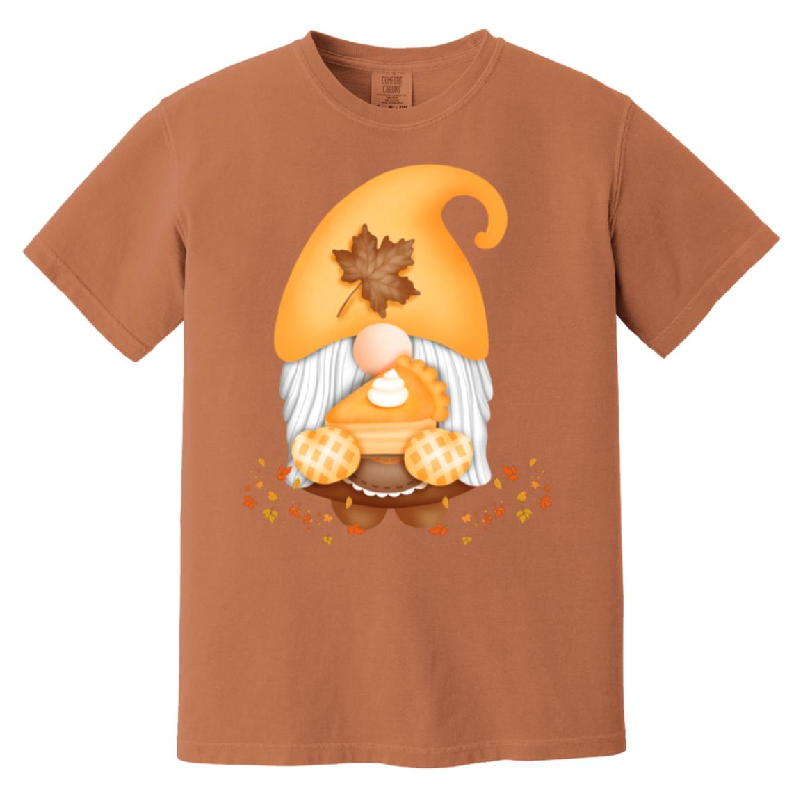 Gnome Pumpkin Pie CC1717 Heavyweight Garment-Dyed T-Shirt