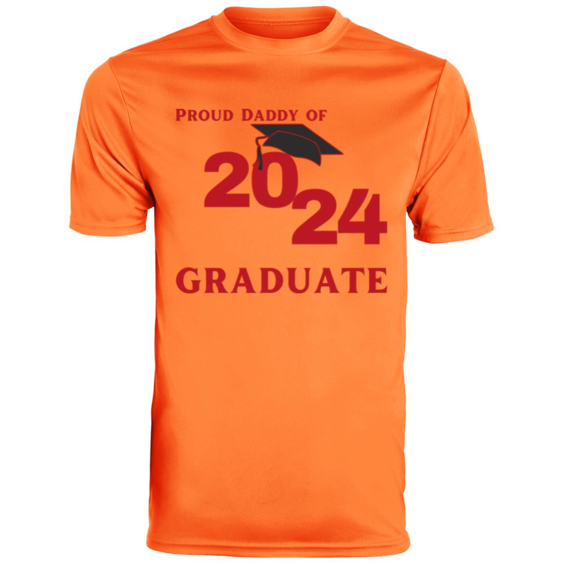 Proud Daddy -- 2024 Graduate -- Men's Moisture-Wicking Tee