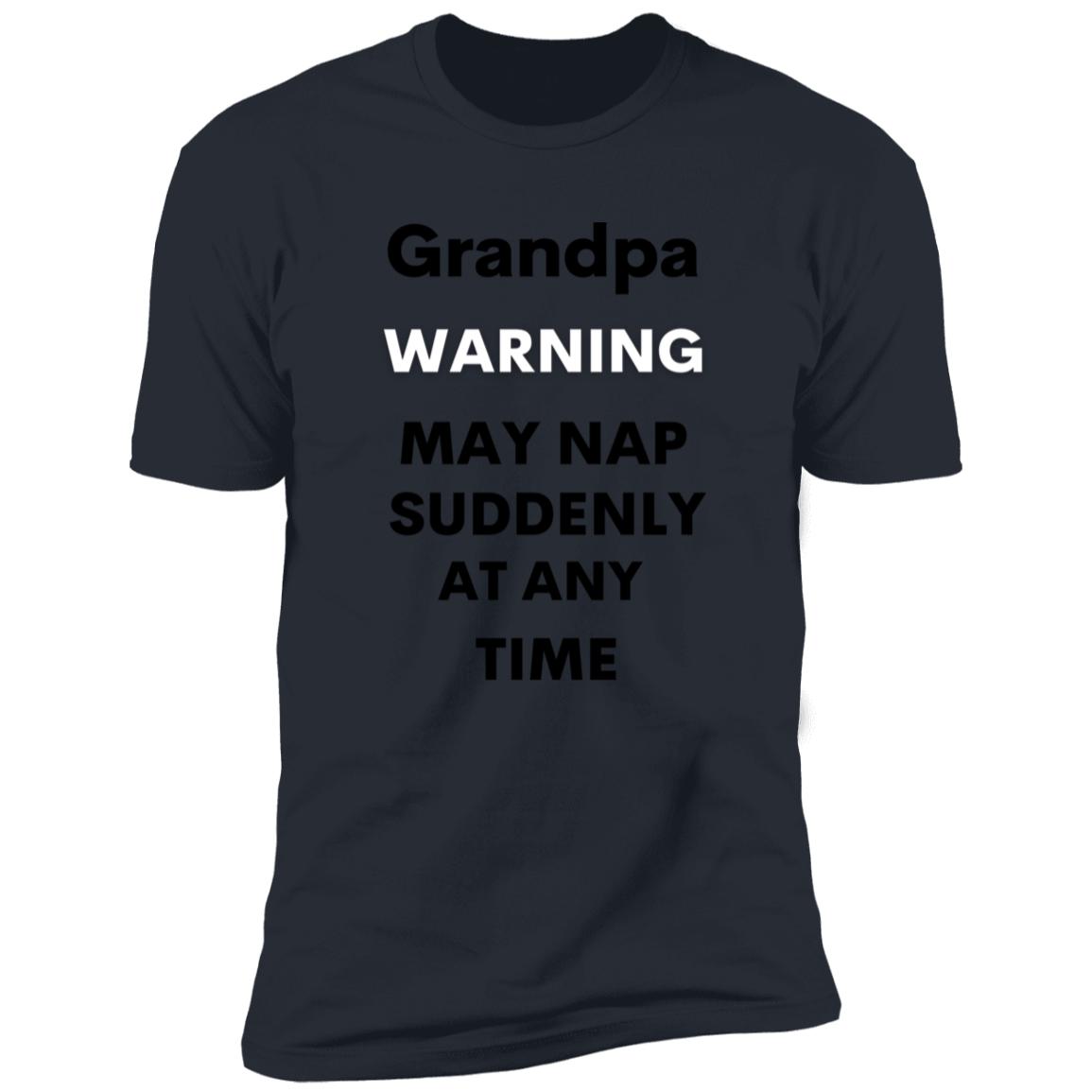 Grandpa naps black NL3600 Premium Short Sleeve T-Shirt