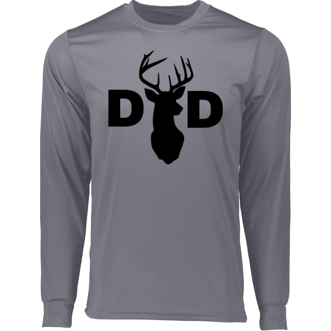 Dad Deer Dad  CLOSEOUT -- Long Sleeve Moisture-Wicking Tee