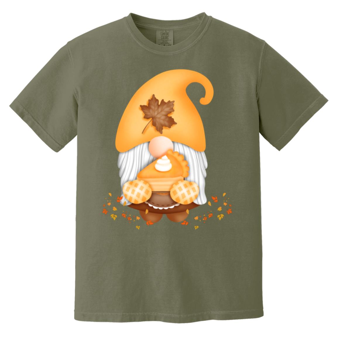 Gnome Pumpkin Pie CC1717 Heavyweight Garment-Dyed T-Shirt