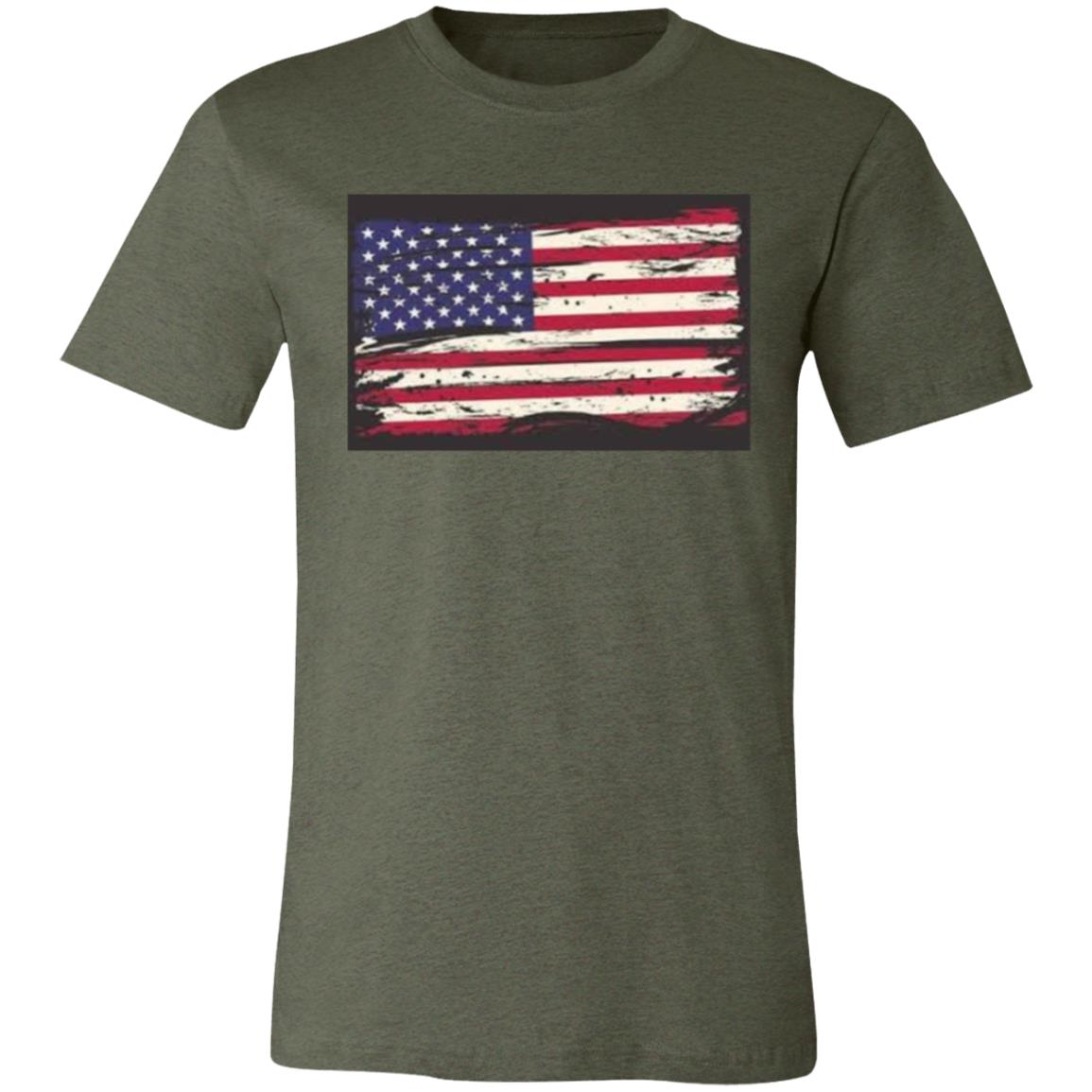 American Flag -- Unisex Jersey Short-Sleeve T-Shirt