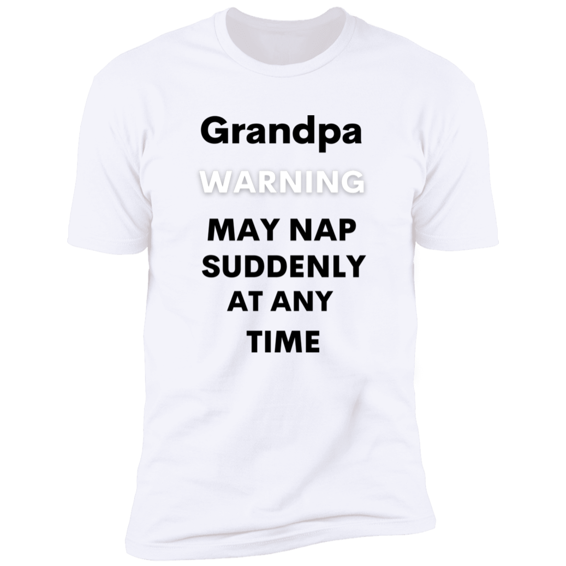 Grandpa naps black NL3600 Premium Short Sleeve T-Shirt
