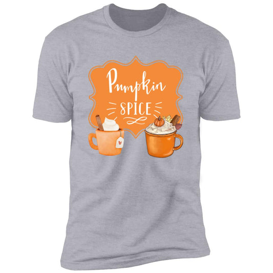 Pumpkin Spice Latte Orange -- Premium Short Sleeve T-Shirt