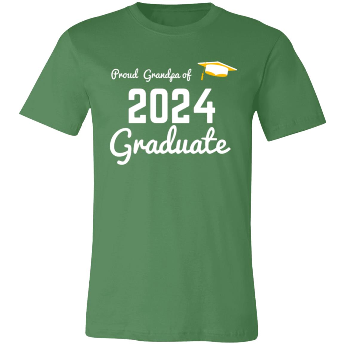 Proud Grandpa -- Graduate 2024 -- Unisex Jersey Short-Sleeve T-Shirt