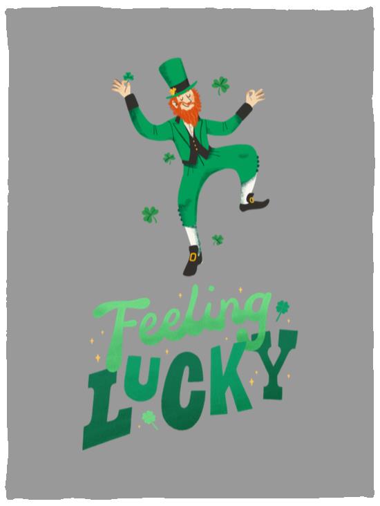 feeling lucky VPS Cozy Plush Fleece Blanket - 30x40