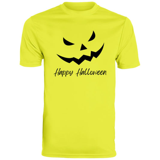 Scary Jack O Lantern Face CLOSEOUT -- Men's Moisture-Wicking Tee