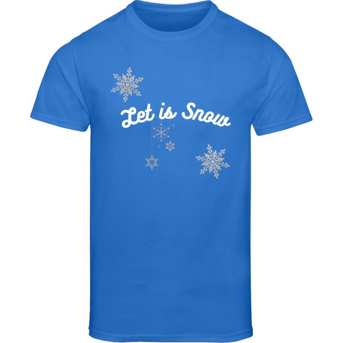 Let is Snow -- Champion Adult Short Sleeve Tee