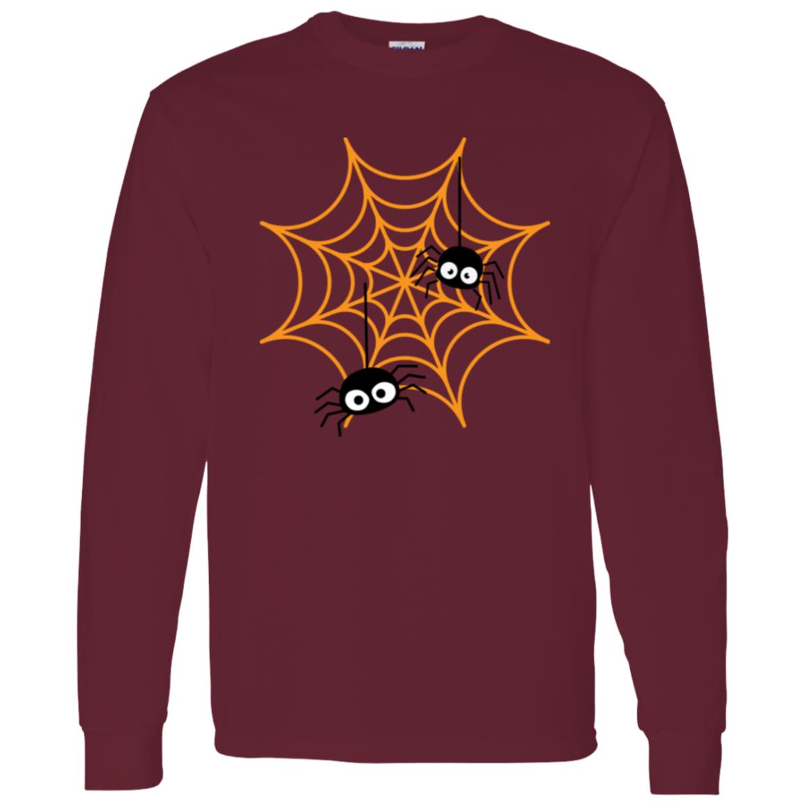 Spiders on Web -- LS T-Shirt 5.3 oz.