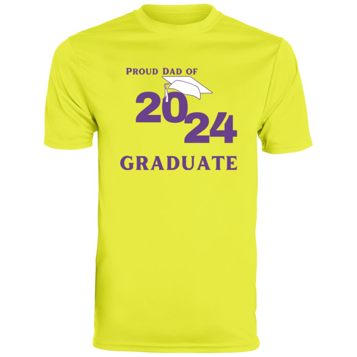 Proud Dad -- Graduate 2024 -- Men's Moisture-Wicking Tee