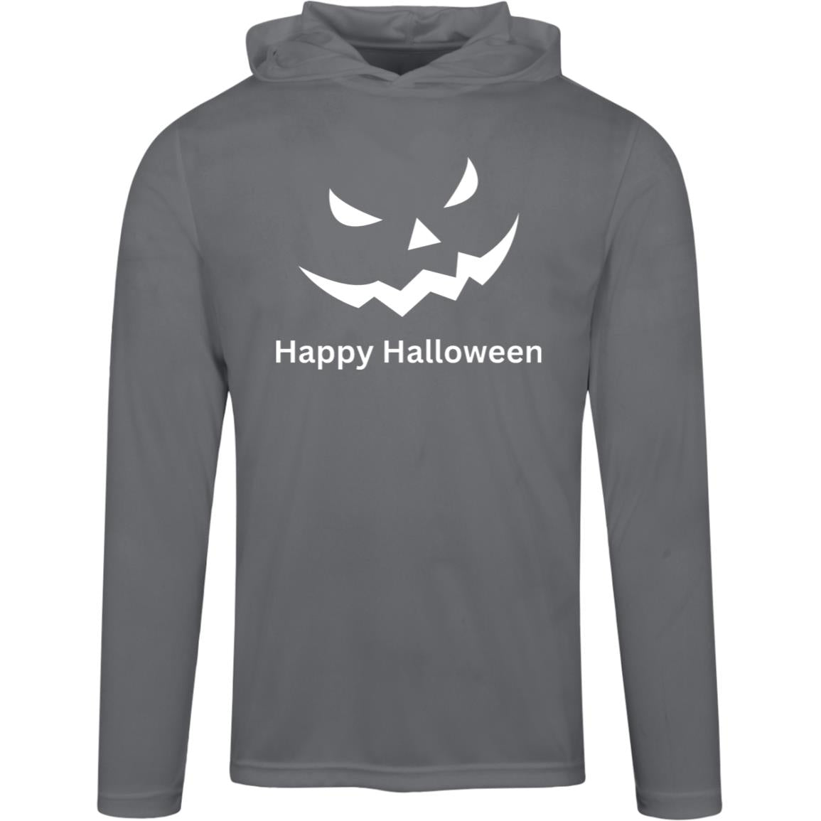 Scary Black Jack o' Lantern TT41 Team 365 Mens Zone Hooded Tee