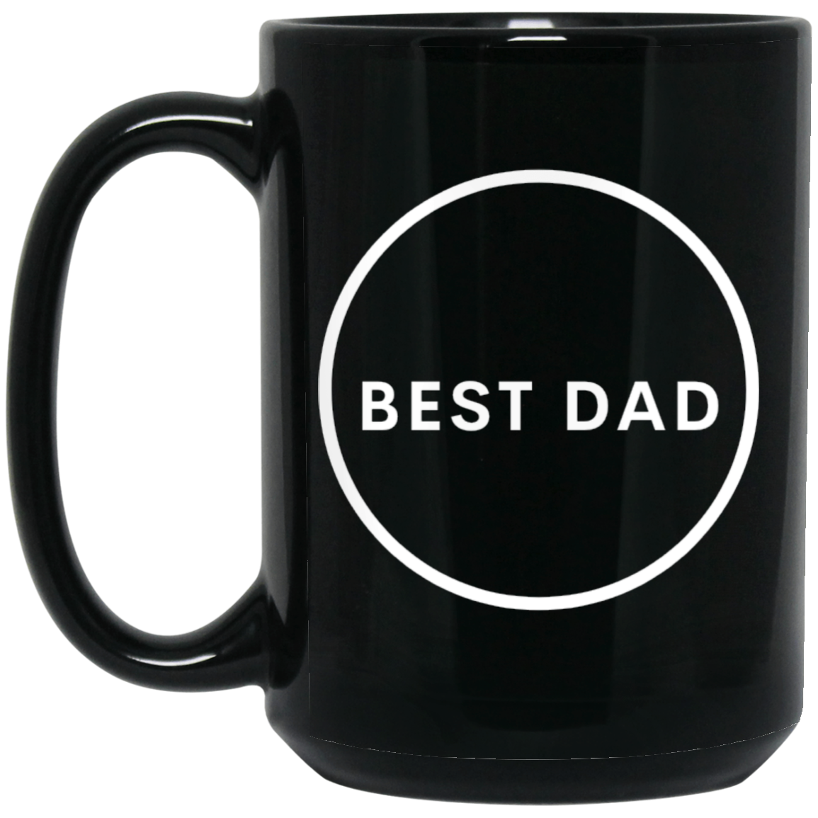 Best Dad -- Black Mug