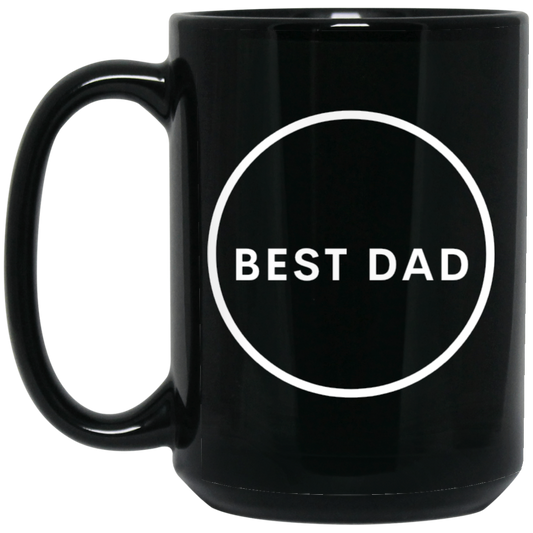 Best Dad -- Black Mug