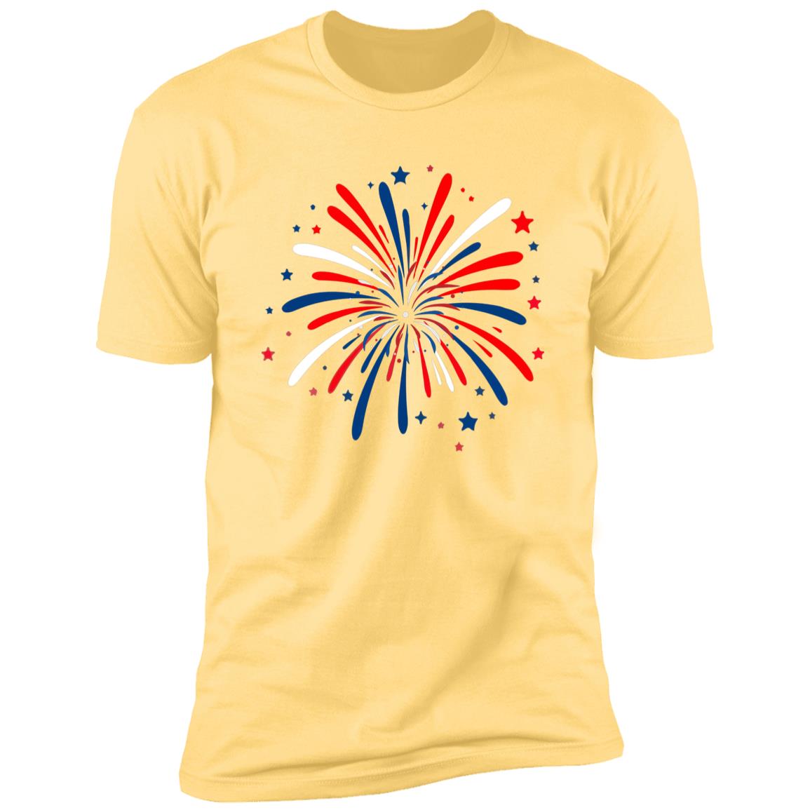 4th of July Firework NL3600 Premium Short Sleeve T-Shirt