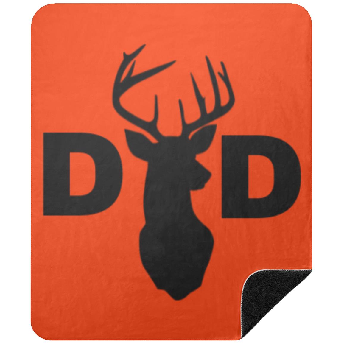 Dad Deer Dad hat BSHM Premium Black Sherpa Blanket 50x60