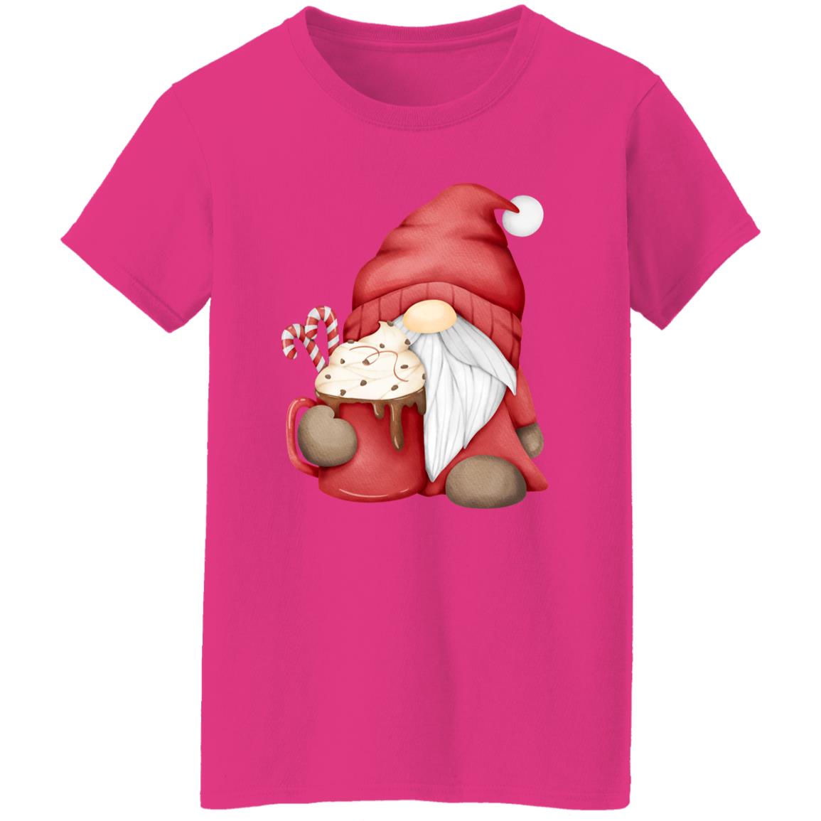 Hot Chocolate Gnome G500L Ladies' 5.3 oz. T-Shirt