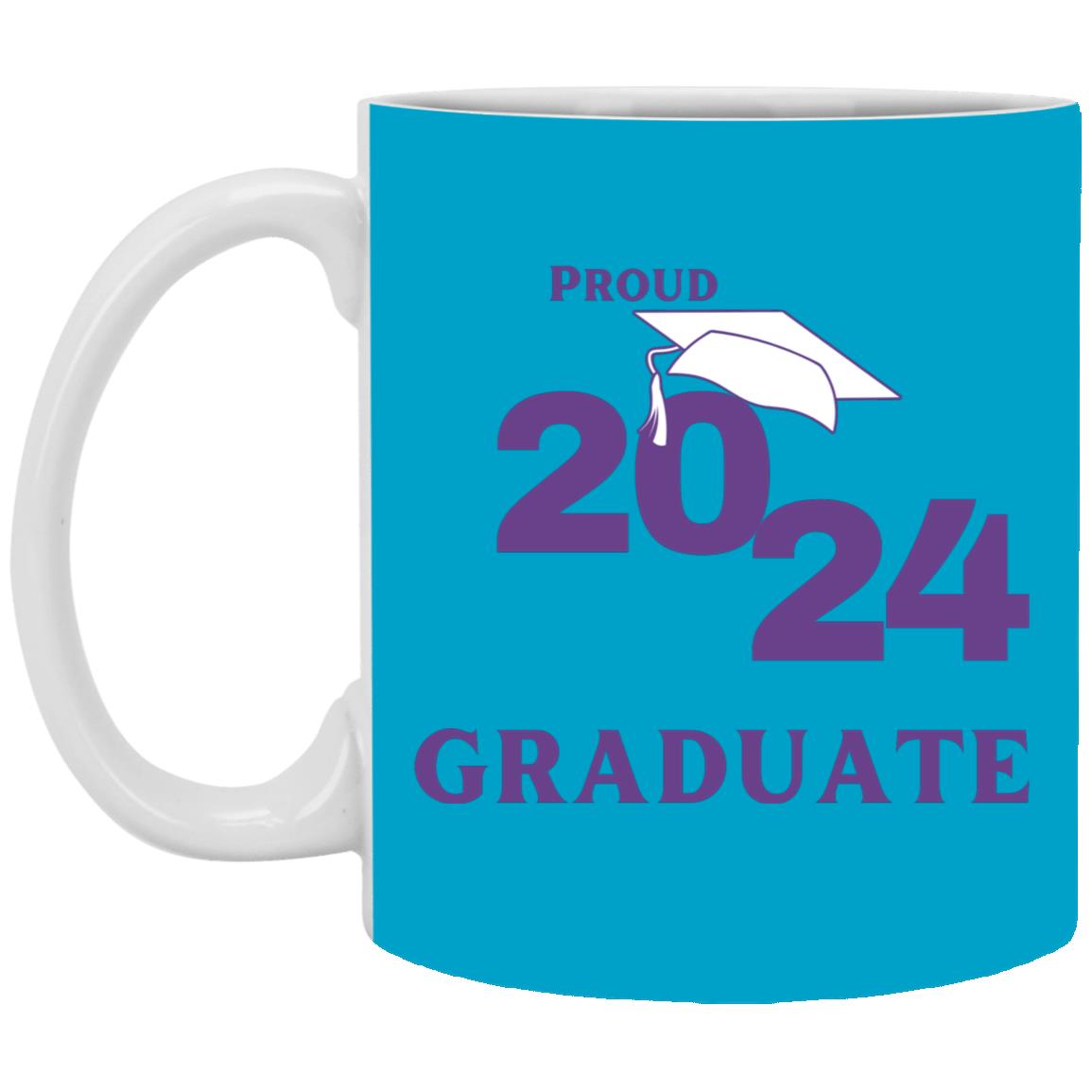 Proud graduate 2024 purple XP8434 11oz White Mug