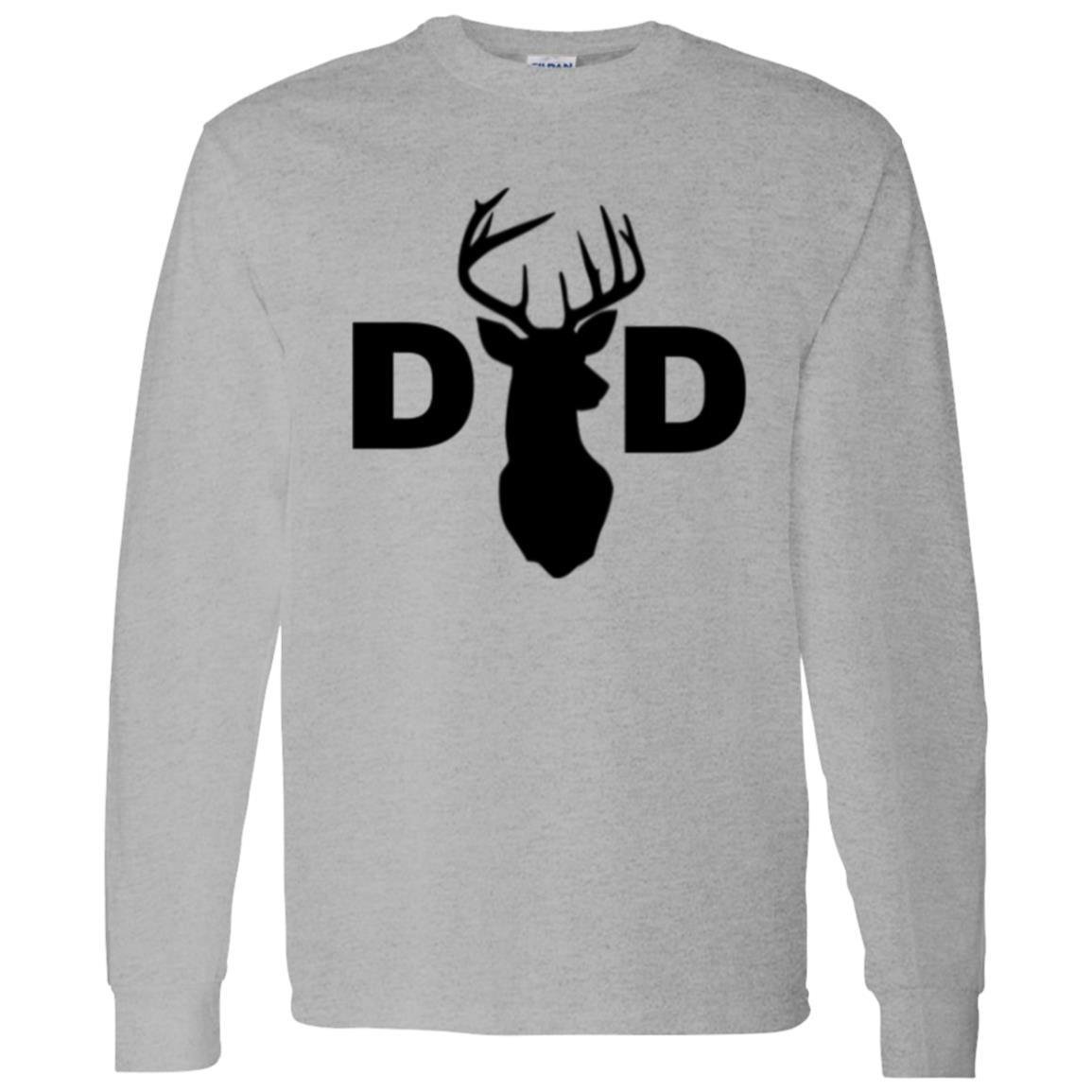 Dad Deer Dad -- LS T-Shirt 5.3 oz.