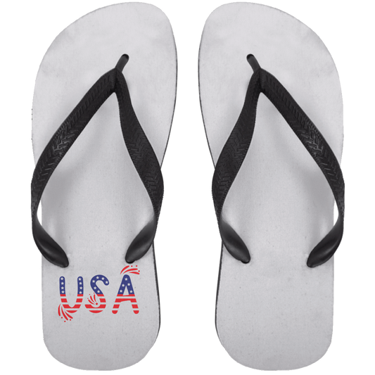 Flag USA 72033 Adult Flip Flops