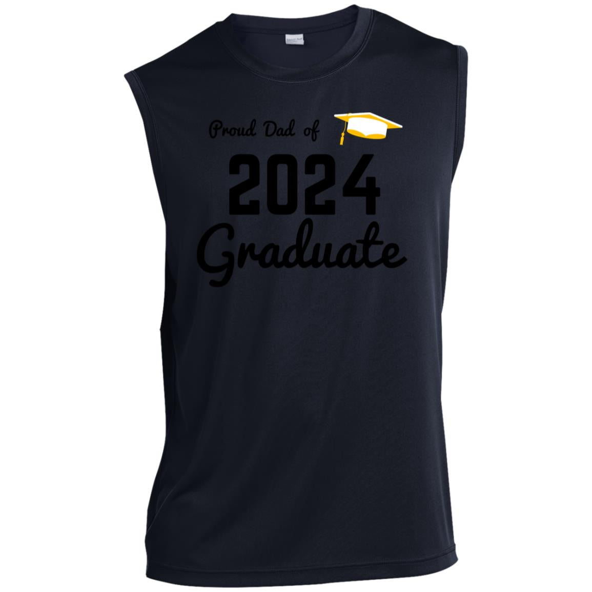 Proud Dad -- Graduate 2024 -- Men’s Sleeveless Performance Tee