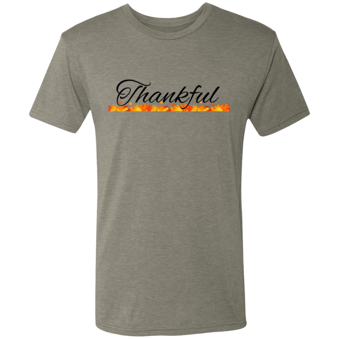 Thankful -- Men's Triblend T-Shirt