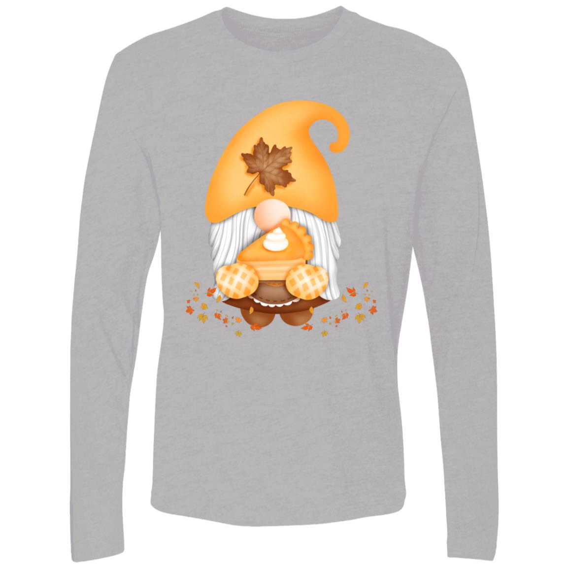 Gnome Pumpkin Pie NL3601 Men's Premium LS