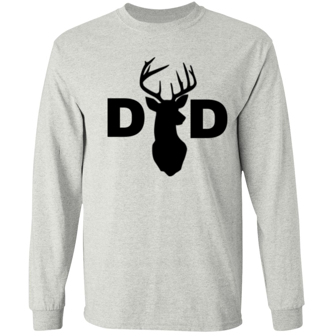 Dad Deer Dad -- LS T-Shirt 5.3 oz.