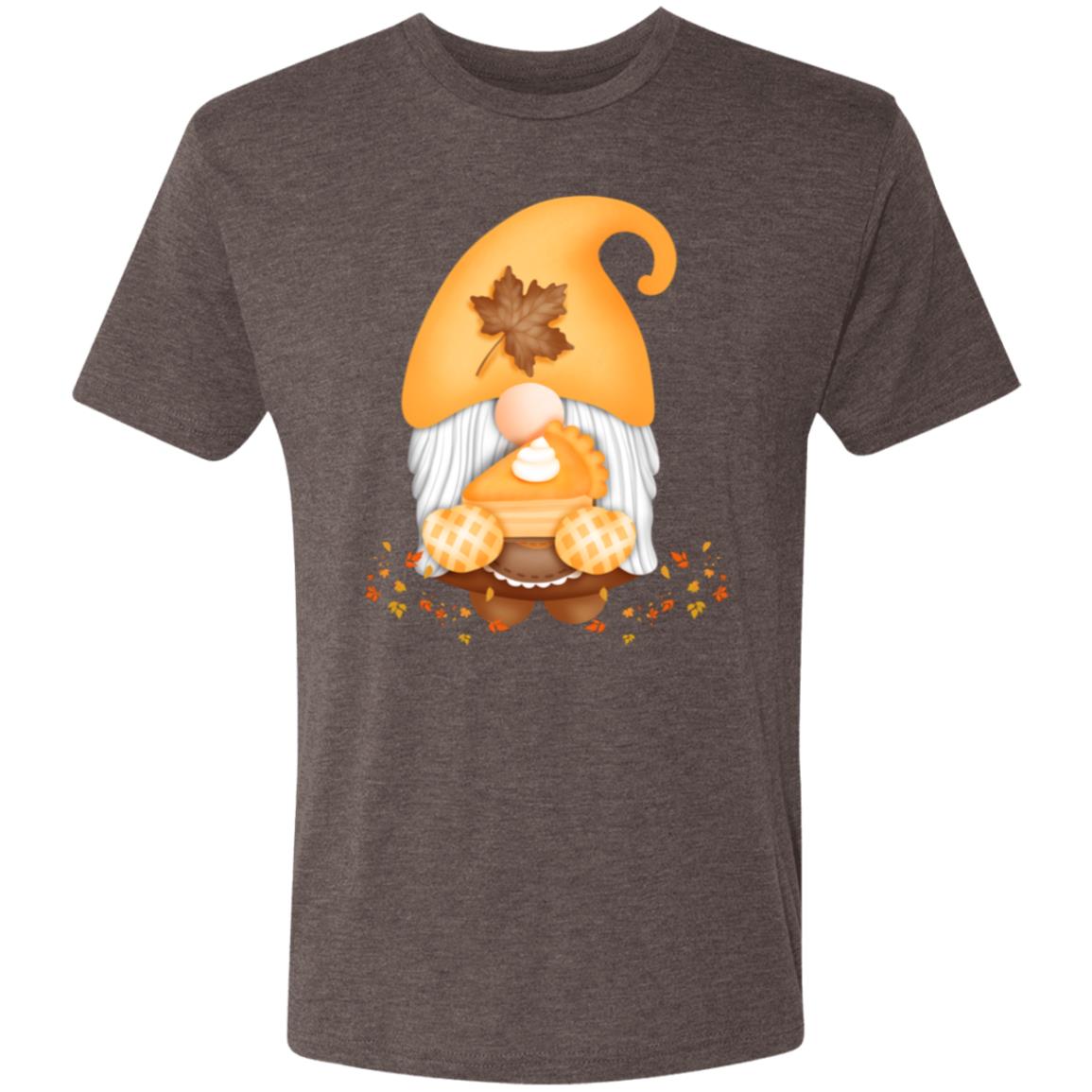 Gnome Pumpkin Pie NL6010 Men's Triblend T-Shirt