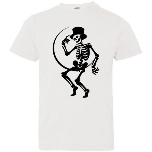 Moon and Skeleton -- Youth Jersey T-Shirt