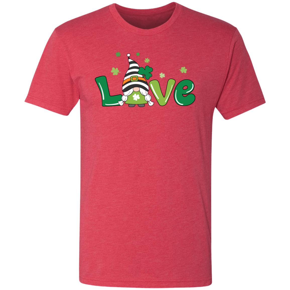 clover love gnome NL6010 Men's Triblend T-Shirt