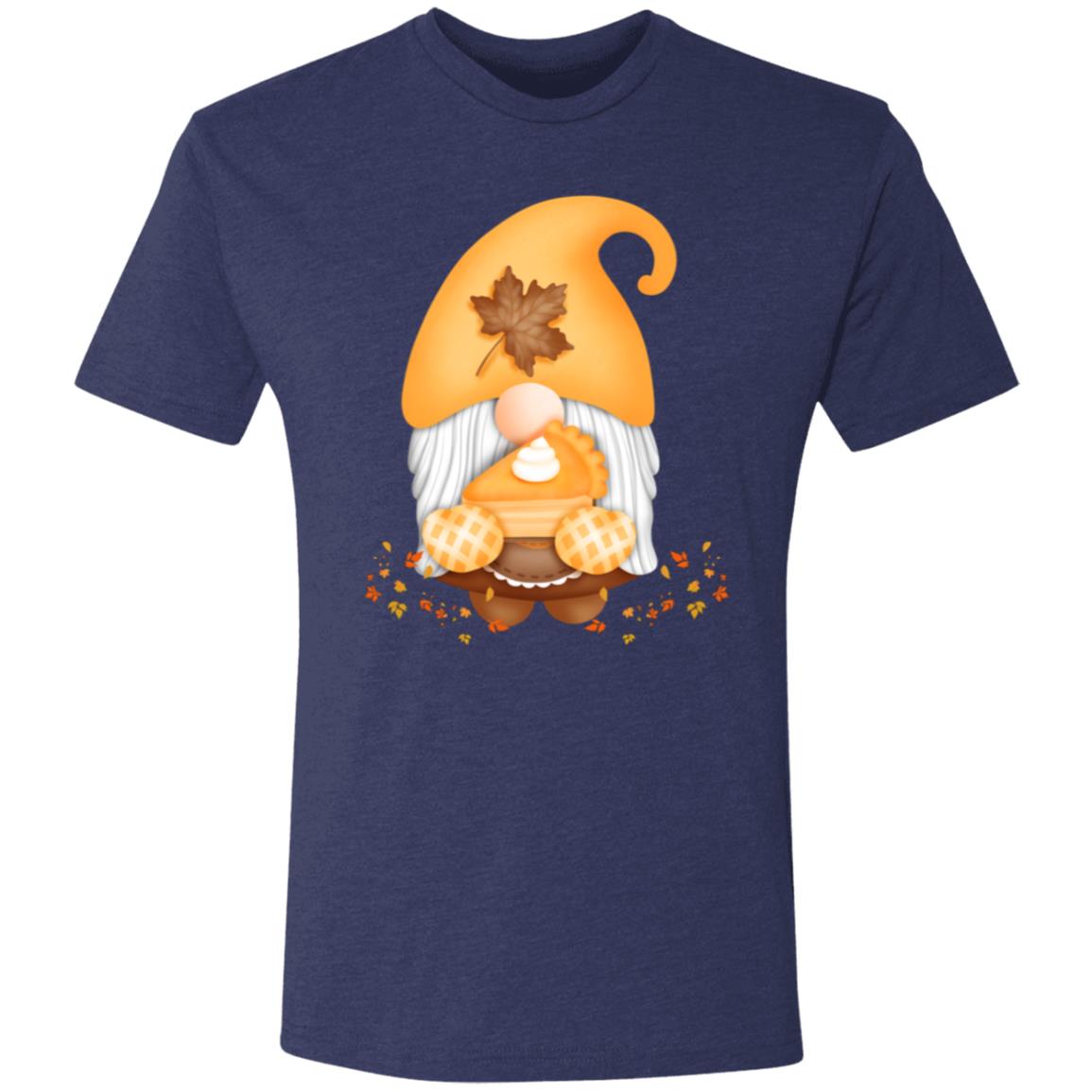 Gnome Pumpkin Pie NL6010 Men's Triblend T-Shirt