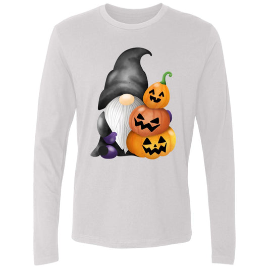 Gnome wJack o' Lanterns NL3601 Men's Premium LS