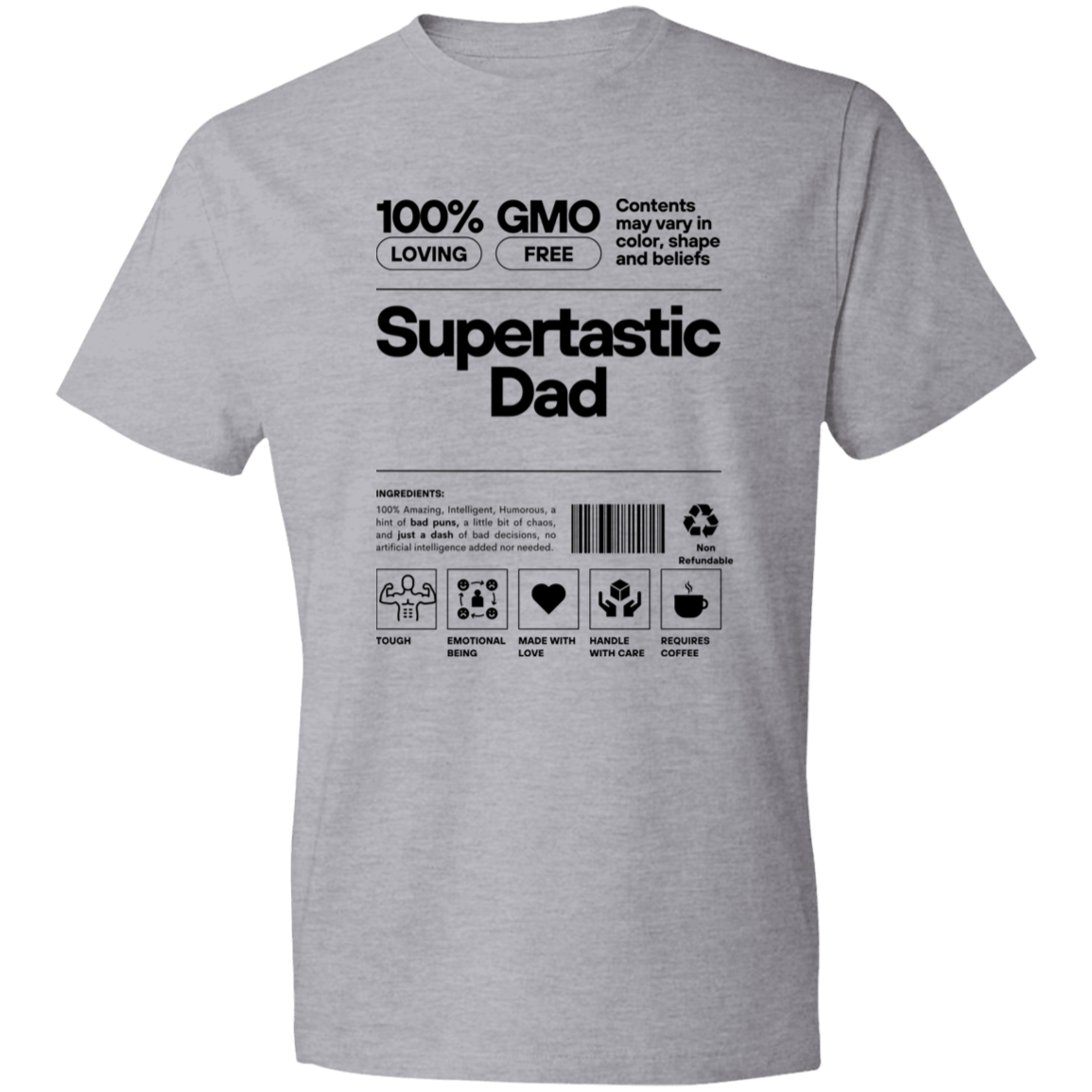 Supertastic Dad 980 Lightweight T-Shirt 4.5 oz